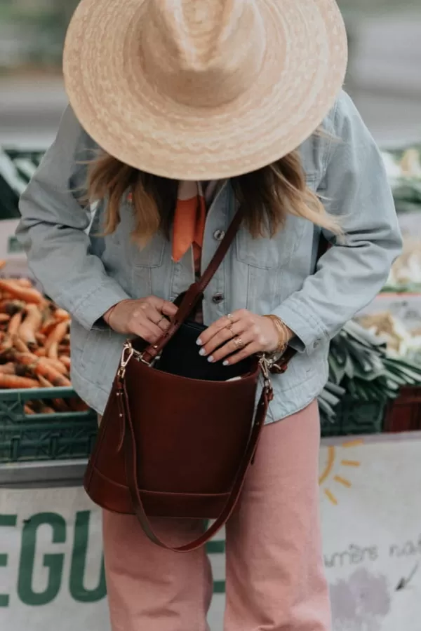 Maradji Crossbody Bags^Marlon M Recycle Cognac V2